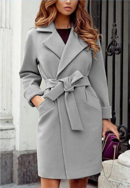 Lovia – Trenchcoat Winterjas