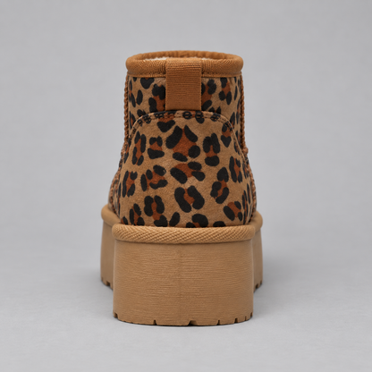 Sofie | Dames Enkelboots Suède-look – Warme Pluche Voering en Instapmodel
