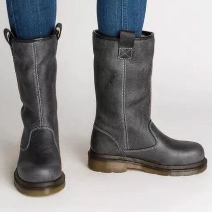 Stef | Heren Winterlaarzen Instap – Warme Teddyvoering en Treklussen