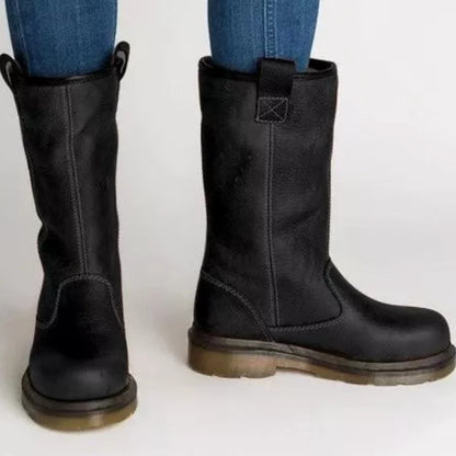 Stef | Heren Winterlaarzen Instap – Warme Teddyvoering en Treklussen
