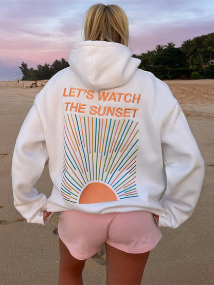 Sunset Oversized Hoodie – Comfortabel & Warm