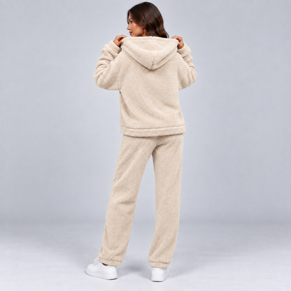 Tess | Dames Loungeset Oversized – Hoodie met Kangoeroezak en Joggingbroek