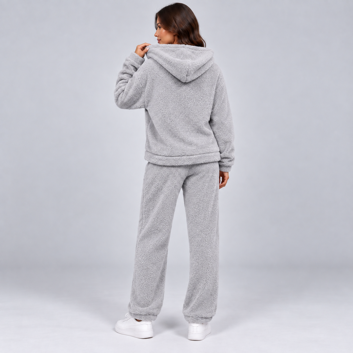 Tess | Dames Loungeset Oversized – Hoodie met Kangoeroezak en Joggingbroek