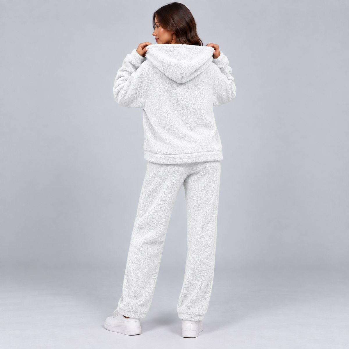Tess | Dames Loungeset Oversized – Hoodie met Kangoeroezak en Joggingbroek