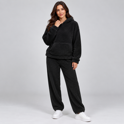 Tess | Dames Loungeset Oversized – Hoodie met Kangoeroezak en Joggingbroek
