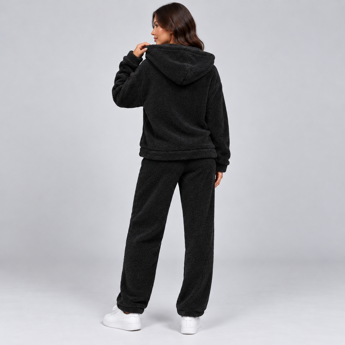 Tess | Dames Loungeset Oversized – Hoodie met Kangoeroezak en Joggingbroek