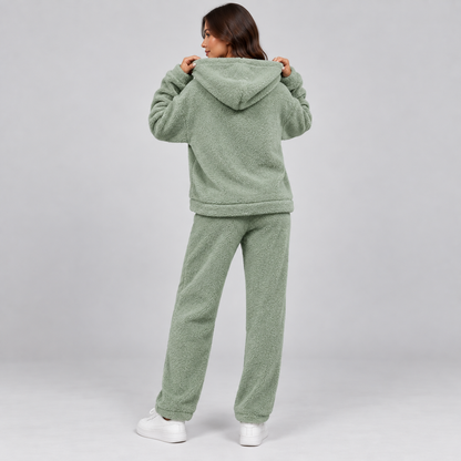 Tess | Dames Loungeset Oversized – Hoodie met Kangoeroezak en Joggingbroek