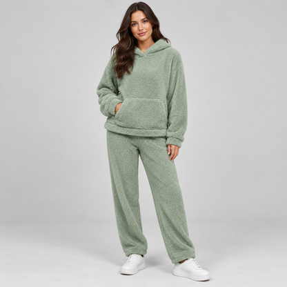 Tess | Dames Loungeset Oversized – Hoodie met Kangoeroezak en Joggingbroek
