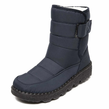 Tess | Dames Snowboots – Warm Gevoerd met Klittenbandsluiting