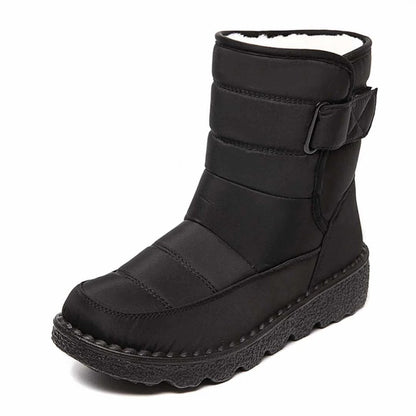 Tess | Dames Snowboots – Warm Gevoerd met Klittenbandsluiting
