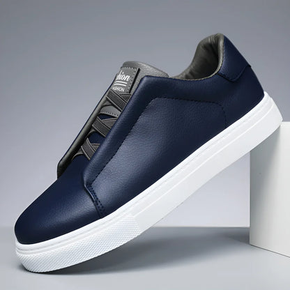 Teun | Heren Sneakers Instapmodel – Elastische Bandjes en Comfortabele Plateauzool