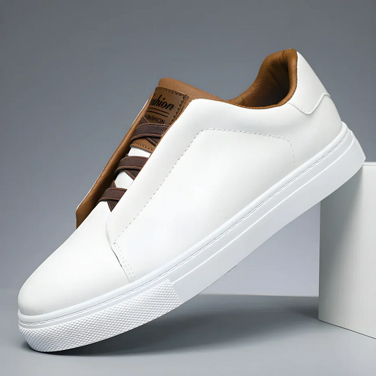 Teun | Heren Sneakers Instapmodel – Elastische Bandjes en Comfortabele Plateauzool