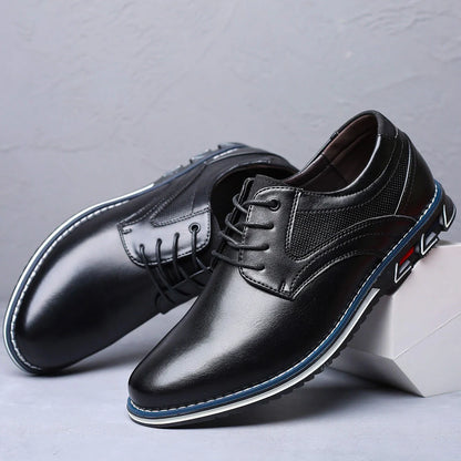 Thijs | Heren Nette Schoenen – Veters met Contrasterend Stiksel en Comfortzool