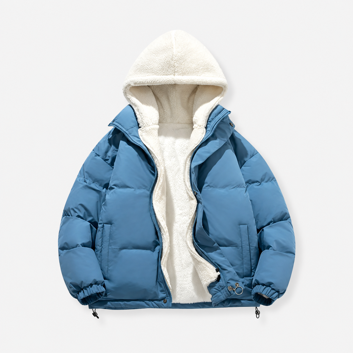 Vera | Dames Pufferjas Oversized – Warme Gevoerde Capuchon en Ritssluiting