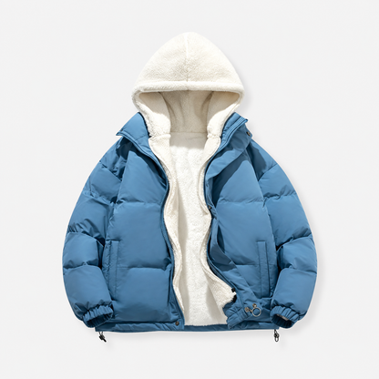 Vera | Dames Pufferjas Oversized – Warme Gevoerde Capuchon en Ritssluiting
