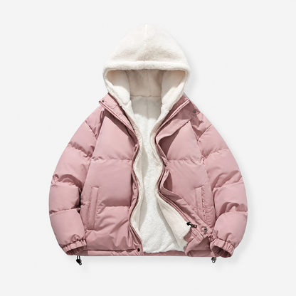 Vera | Dames Pufferjas Oversized – Warme Gevoerde Capuchon en Ritssluiting