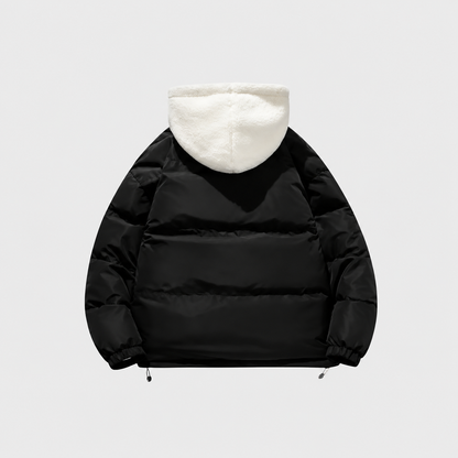 Vera | Dames Pufferjas Oversized – Warme Gevoerde Capuchon en Ritssluiting