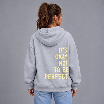Victoria | Warme Oversized Hoodie met tekstprint - Comfortabele pasvorm met Capuchon