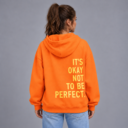 Victoria | Warme Oversized Hoodie met tekstprint - Comfortabele pasvorm met Capuchon