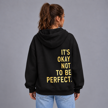 Victoria | Warme Oversized Hoodie met tekstprint - Comfortabele pasvorm met Capuchon