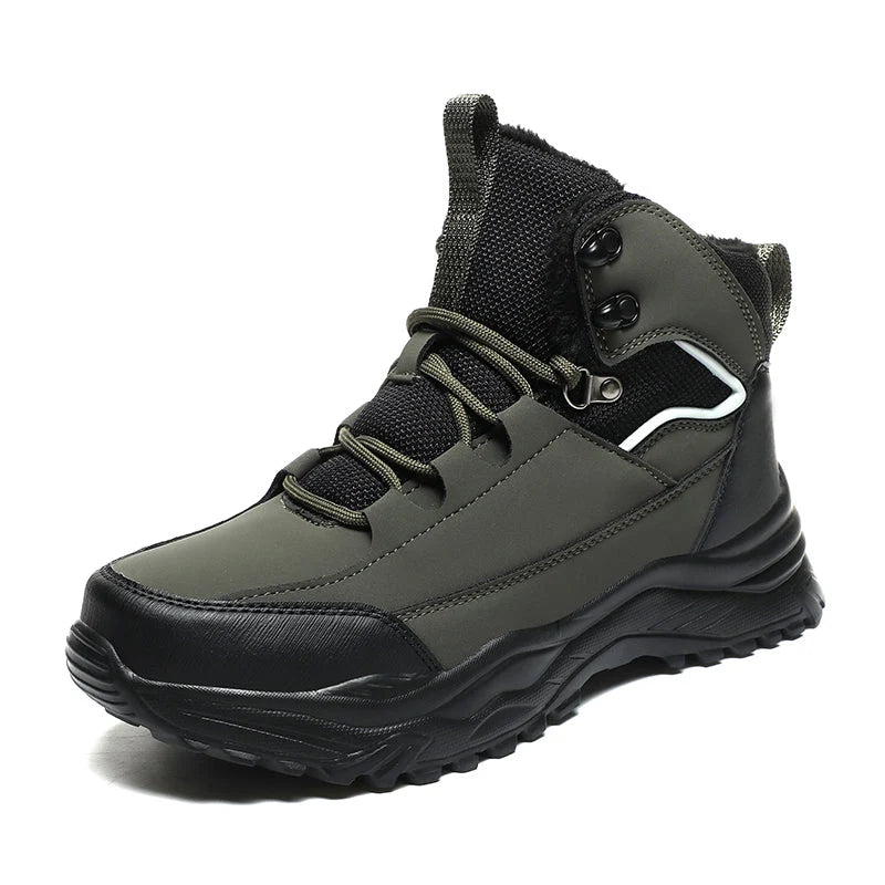 Wout | Heren Hoge Winterschoenen Waterafstotend – Warme Voering en Veters