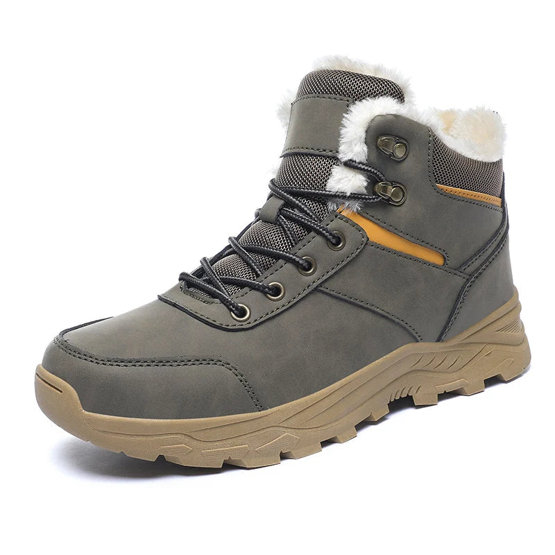Wout | Heren Hoge Winterschoenen Waterafstotend – Warme Voering en Veters