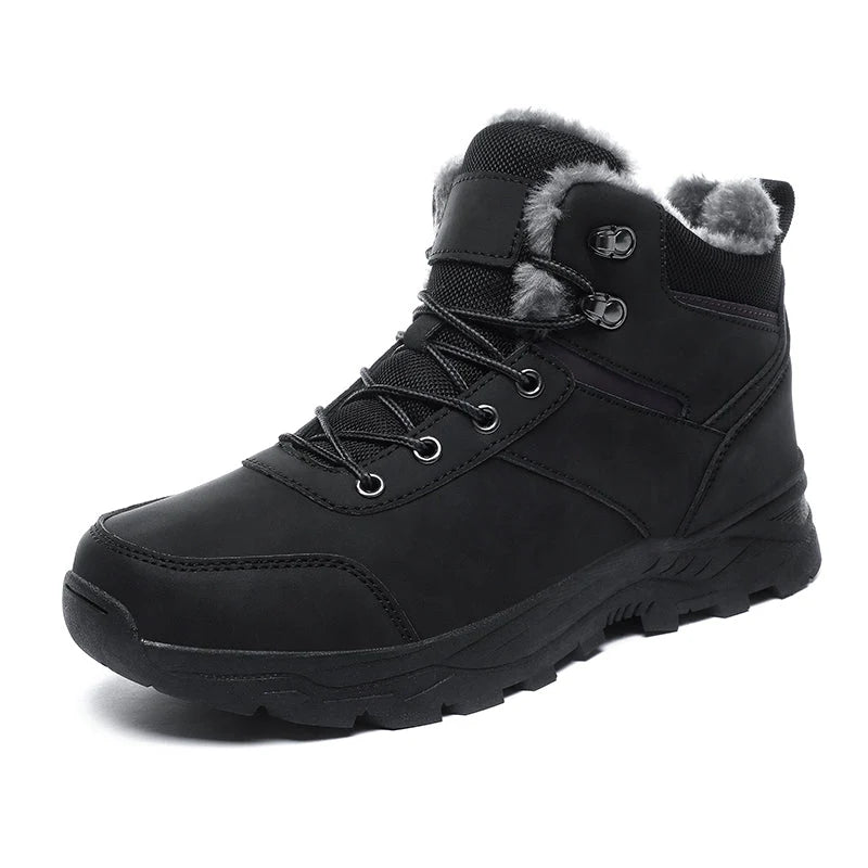 Wout | Heren Hoge Winterschoenen Waterafstotend – Warme Voering en Veters