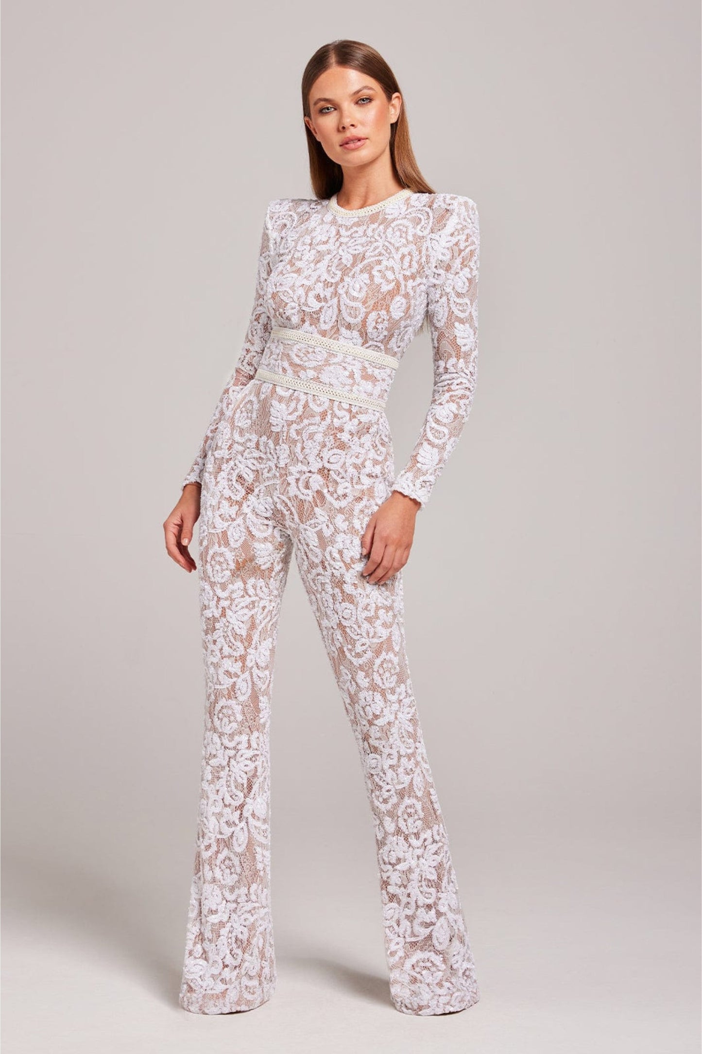Lovia – Elegante Kanten Jumpsuit