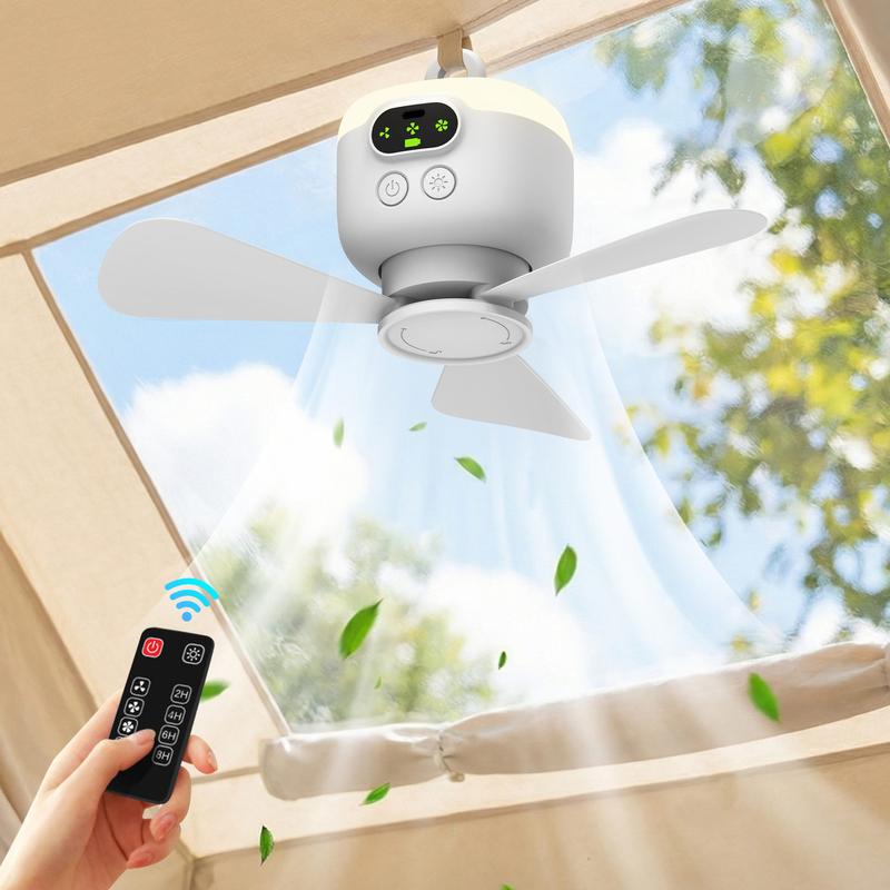 Lovia – Oplaadbare LED Plafondventilator