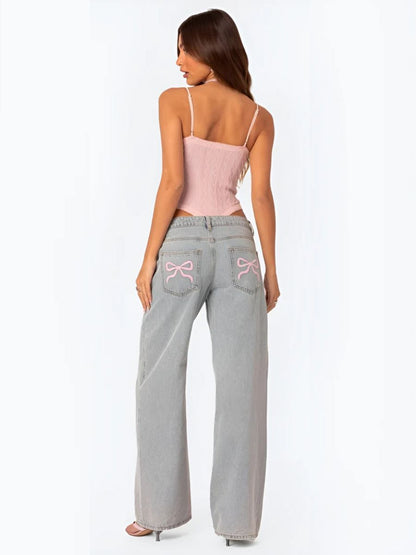 Emma | Bow Jeans