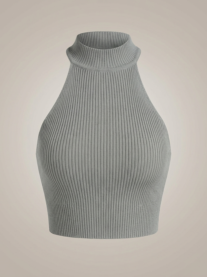 One Size  – Cropped Halter Top