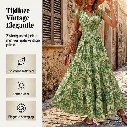 Lovia – Bloemenprint Maxi Jurk