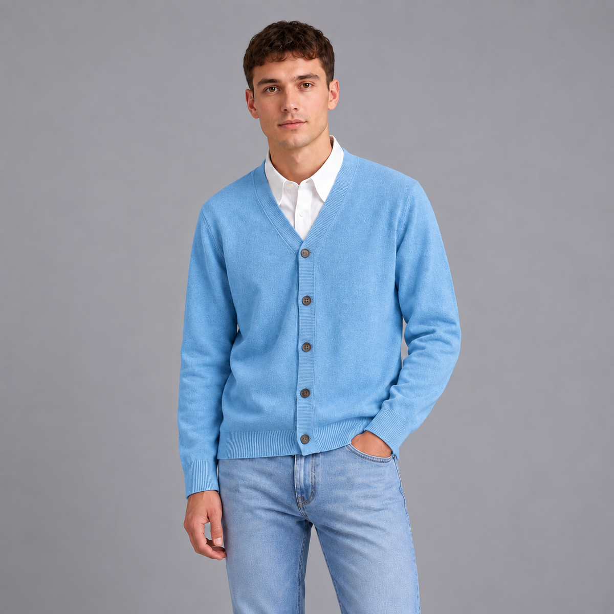 Luc | Heren Vest in Cashmere Stijl – Warm & Comfortabel met Zachte Structuur