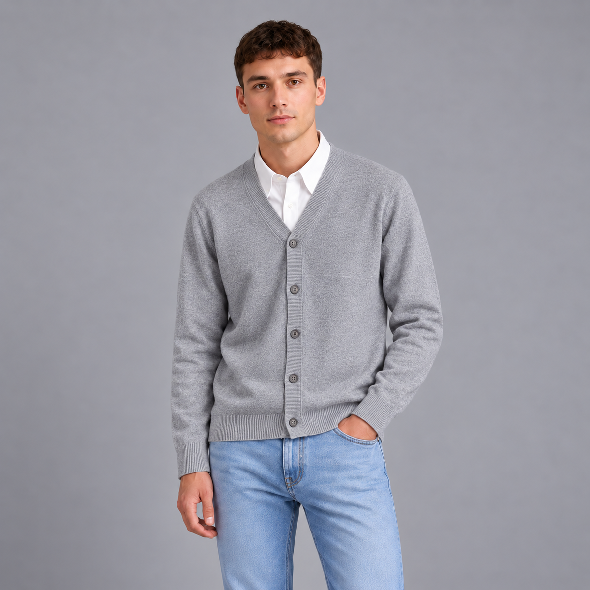 Luc | Heren Vest in Cashmere Stijl – Warm & Comfortabel met Zachte Structuur