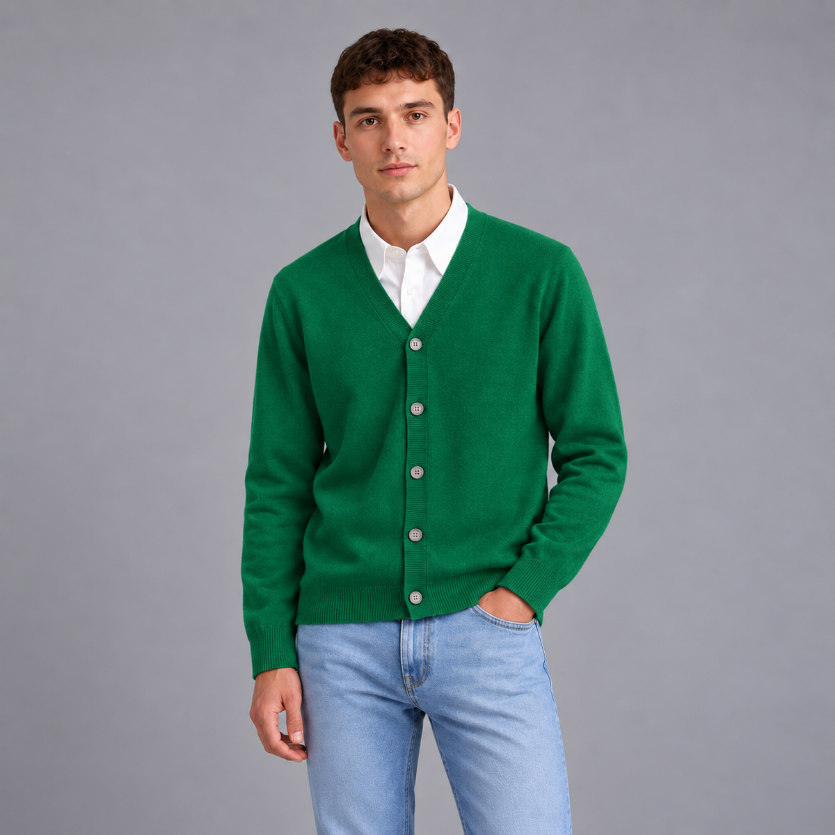 Luc | Heren Vest in Cashmere Stijl – Warm & Comfortabel met Zachte Structuur