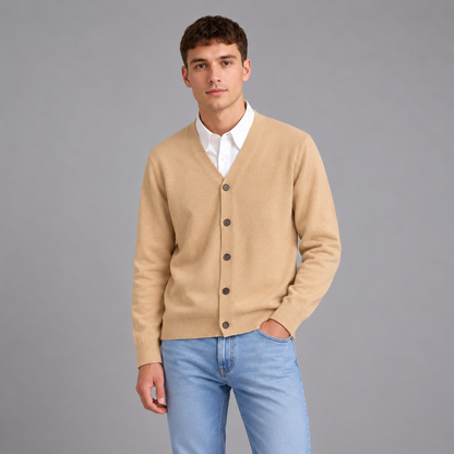 Luc | Heren Vest in Cashmere Stijl – Warm & Comfortabel met Zachte Structuur