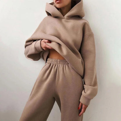 Puck | Dames Loungewear Set Oversized – Hoodie met Capuchon en Joggingbroek
