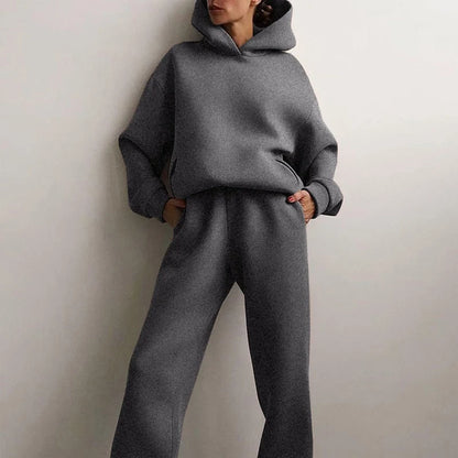 Puck | Dames Loungewear Set Oversized – Hoodie met Capuchon en Joggingbroek