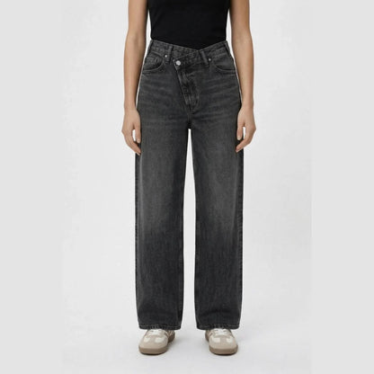 Roos | Dames Wijde Jeans Vintage – Relaxte High Waist Pasvorm