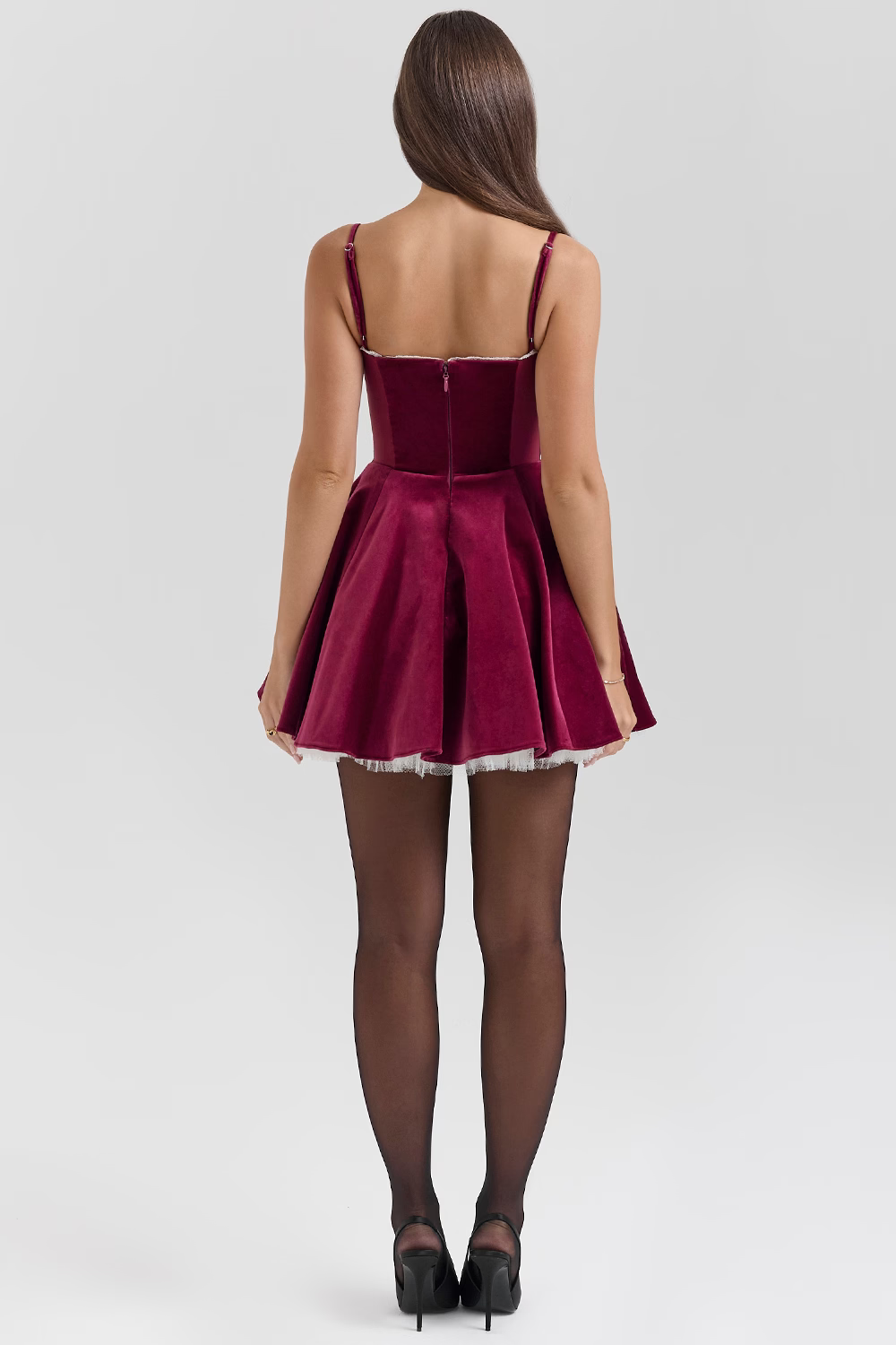 Lovia – Veloura Flare Jurk