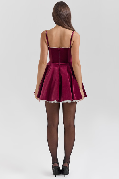 Lovia – Veloura Flare Jurk