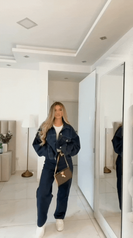 Lovia – Denim Tweedelige Set